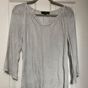 Fred Davis sheer blouse, size medium